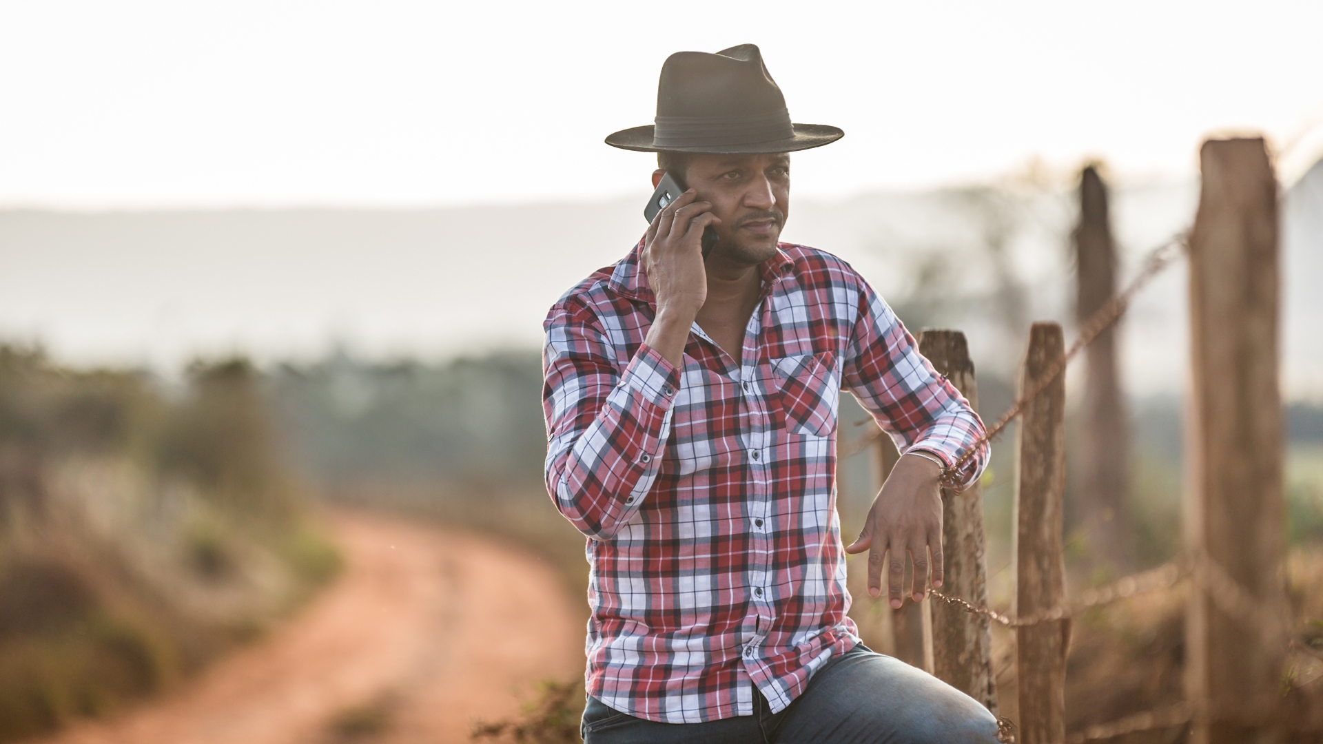 man calling