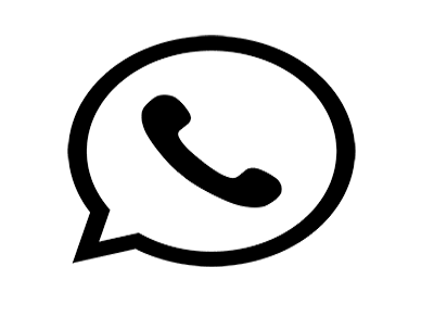 icon of a phone in a word bubble