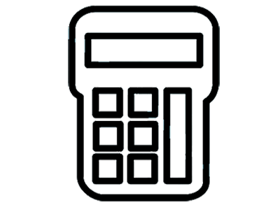 icon of a calculator